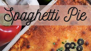 BIGGEST requested dinner! Baked Spaghetti Pie Recipe.  All time family favorite