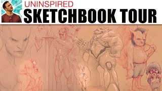 Uninspired Sketchbook Tour