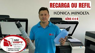 Toner recarga ou refil.Dica importante sobre toner na konica minolta.