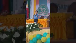 5 year old Singing Amazing Grace in School