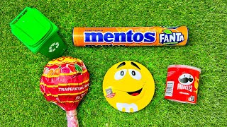 Satisfying Video Unboxing GIANT Rainbow Lollipop Candy with Yummy Sweets Cutting ASMR M&M'S