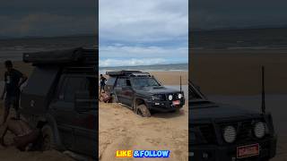 Townsville beach #bogged #4wd247 #qld #td42 #4wd #4wdaustralia #4wd247rigs #aussietrip #townsville