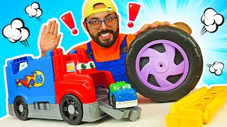 ¿El camión está dañado? Juegos de coches para niños en ¡Oh, se dañó!