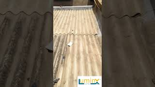 "Roof transformation with LuminX: Cool Roof Paint" #shorts #paint #site #coolroofpaint