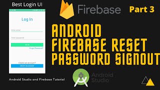 Login & Register Android App Using Firebase | Android Studio Authentication | Best LoginUI  Part 3/3