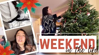 Weekend in the Life // tree decorating, karate class, life chats