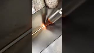 Use laser welding machine to weld the thin metal plate much better.