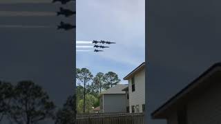 Pensacola Blue Angels passing by