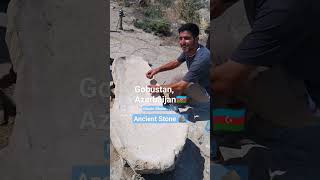 Music Stone l Gobustan Nat'l Park Azerbaijan 🇦🇿 #azerbaijan  #travel #traveller #explore