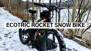 ECOTRIC ROCKET ELECTRIC SNOW BIKE