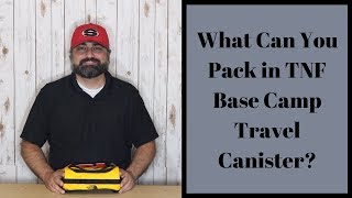 What Can You Pack in TNF Base Camp Travel Canister?