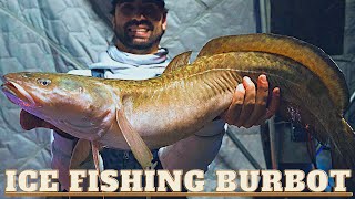 Ice Fishing BURBOT!!- AWESOME Sonar Footage/Tips/Tricks