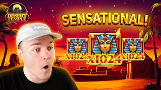 $50,000 VS HACKSAW'S *NEW* SUGAR RUSH SLOT!!! (Desert Temple)