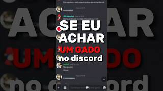 Trollando os gado do meu servidor 🤣 (meu server nos comentários) #eugohan #gado #discord