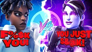 Fortnite 1v1 against the biggest Trash Talker *IT GETS TOXIC*