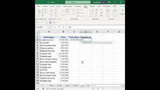 Pisahkan data angka positif dan negatif di excel  #latihanexcel #excel #excelindonesia