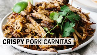 CRISPY PORK CARNITAS | easy slow-cooker carnitas recipe