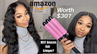 BEST AMAZON HAIR CRIMPER | REVIEW + TUTORIAL | IS IT WORTH THE $$ ?