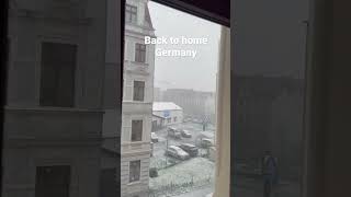 Back to Germany… #daily_life #germany_climate #snowy_germany