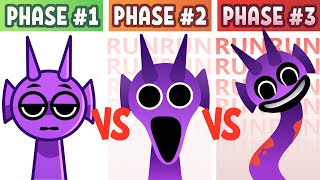 Phase 1 VS Phase 2 VS Phase 3 in Incredibox Sprunki!