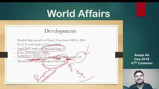 Free Current Affairs Lectures | Part 55 | De-dollarization and rise of Yuan | CSS & PMS Exam 2025