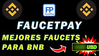 BINANCECOIN: Mejores Faucets PARA FAUCETPAY || Criptos GRATIS Y PAGANDO ||