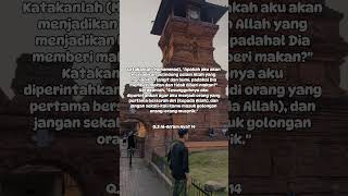 Katakanlah (Muhammad), "Apakah aku akan menjadikan pelindung selain Allah yang menjadikan langit dan