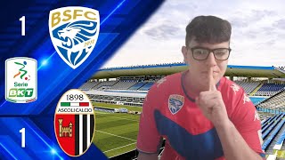 LIVE REACTION BRESCIA-ASCOLI 1-1 LA PAREGGIA MONCINI🤍⚔💙