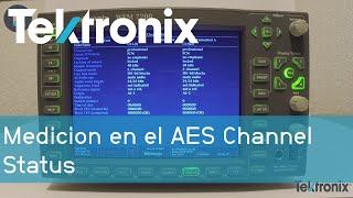 Medición en el AES Channel Status