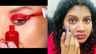 TESTING OUT VIRAL MAKEUP HACKS by 5 minute crafts [TAMIL]