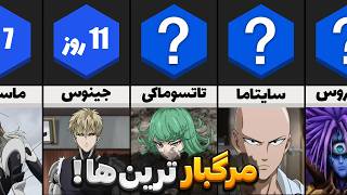 کشتن هر 8 میلیارد انسان کره زمین چقدر واسه شخصیت های وان پانچ من طول میکشه؟🤔| رده بندی قوی ترین ها