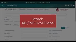 Lavery Library: ABI/INFORM Global Basic Search (no narration)