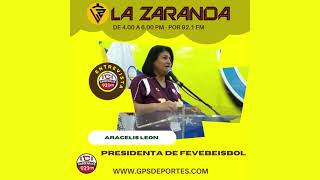 ENTREVISTA ARACELIS LEON PRESIDENTE DE FEVEBEISBOL   26 08 2021