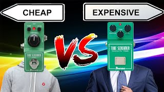 Cheap vs Expensive Ibanez TS 808 vs Tube Screamer Mini