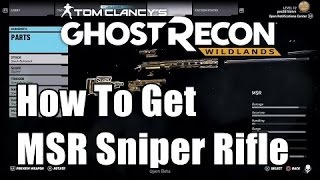 Ghost Recon Wildlands MSR Sniper Rifle Location