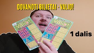 ŽAIDŽIAM SU DOVANOTAIS " VALIO! " BILIETAIS ! 1 dalis