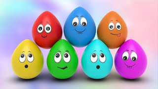 Surprise Eggs Kids Songs | Colorful Eggs | Kids Songs and Nursery Rhymes