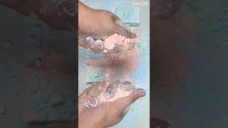 Reformed Gym Chalk Crushing and Shaving Pastel Color 4 ASMR