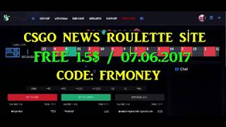 CSGO NEWS | ROULETTE SİTE | FREE 1.5$ | 07.06.2017 | AMAZİNG MARKET