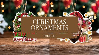 Christmas Country Farm Ornaments (Part 04)