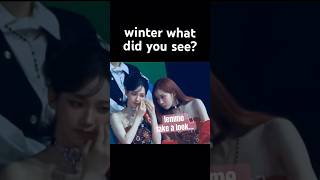 Aespa Winter Karina Funny Moments MMA 2023 #aespa #karina #winter #ningning #giselle #mma2023 #kpop