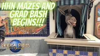 Halloween Horror Nights Maze CONSTRUCTION, GRAD BASH BEGINS! More open @ Universal Studios Hollywood