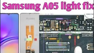 Samsung a05 display light solution