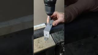 How to install self drilling round metal. #shorts  #trending#shortfeed