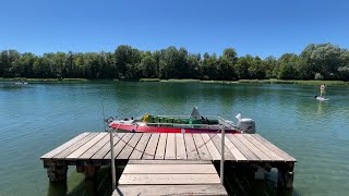 KUHSEE Lake AUGSBURG Germany Bavaria Alpin Water Amazing Nature / Walk Around KUHSEE