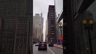 Driving In Downtown Chicago #beautifulcity #downtown #chicago #usa #downtownchicago #travel #shorts