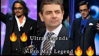 Robert Downey Jr Vs Johnny depp Vs Mr.Bean Whatsapp Status  Legends vs Ultra Legend  Awards