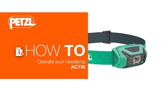 Petzl ACTIK - How To Use