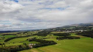 4K Drone video near David Stirling Memorial, Stirling