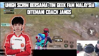 uHigh scrim bersama tim GEEK FAM Malaysia | pubg mobile Indonesia